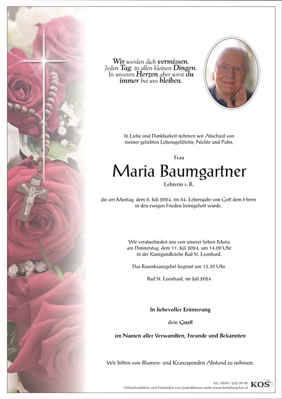 Maria Baumgartner